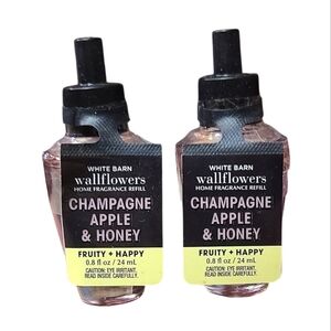 CHAMPAGNE APPLE AND HONEY WALLFLOWER FRAGRANCE REFILLS BY BATH AND BODY WORKS